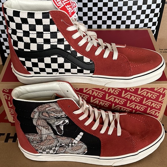 Vans Sk8-Hi Desert Snake/Chili Oil sneakers WMNS - Picture 3 of 16